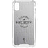 NHL Columbus Blue Jackets Black Text iPhone XS Clear Case