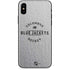 NHL Columbus Blue Jackets Black Text iPhone XS Skin