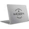 NHL Columbus Blue Jackets Black Text Apple MacBook Air Skin