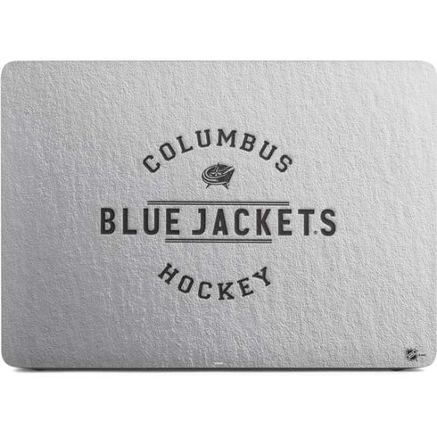 NHL Columbus Blue Jackets Black Text Apple MacBook Air Skin