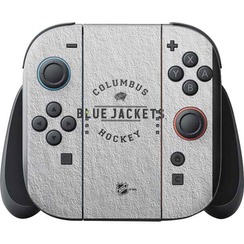 NHL Columbus Blue Jackets Black Text Nintendo Switch 2 (2025) with Joy-Con Skin