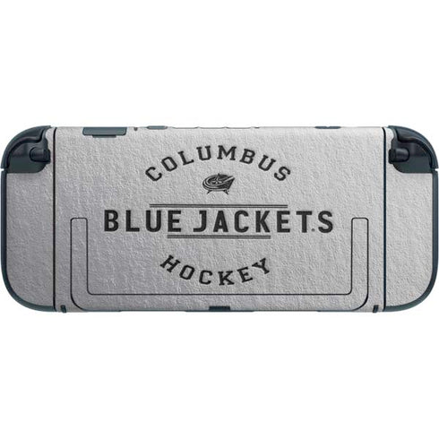 NHL Columbus Blue Jackets Black Text Nintendo Switch 2 (2025) with Joy-Con Skin