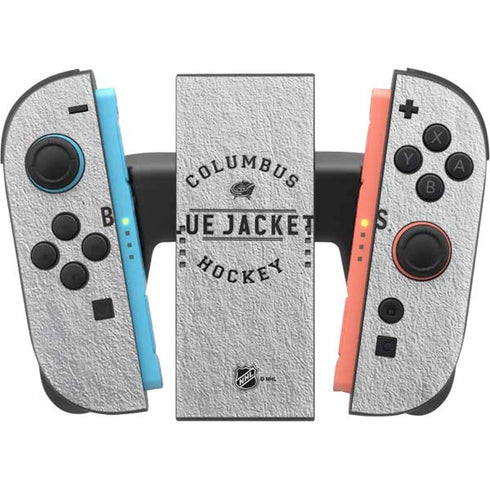 NHL Columbus Blue Jackets Black Text Nintendo Switch 2 (2025) Joy-Con Controller Skin
