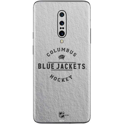 NHL Columbus Blue Jackets Black Text OnePlus 7 Pro Skin