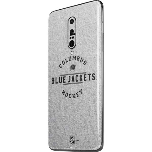 NHL Columbus Blue Jackets Black Text OnePlus 7 Pro Skin