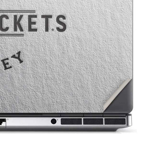 NHL Columbus Blue Jackets Black Text Dell Precision Skin