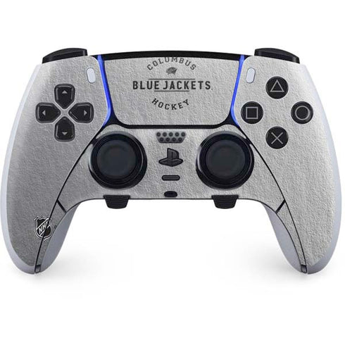 NHL Columbus Blue Jackets Black Text PS5 DualSense Edge Pro Controller Skin