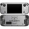 NHL Columbus Blue Jackets Black Text Steam Deck Handheld Gaming Computer Skin