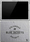 NHL Columbus Blue Jackets Black Text Surface Pro (2017) Skin