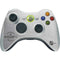 NHL Columbus Blue Jackets Black Text Xbox 360 Wireless Controller Skin
