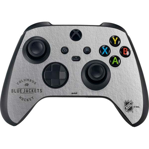 NHL Columbus Blue Jackets Black Text Xbox Series X Skins
