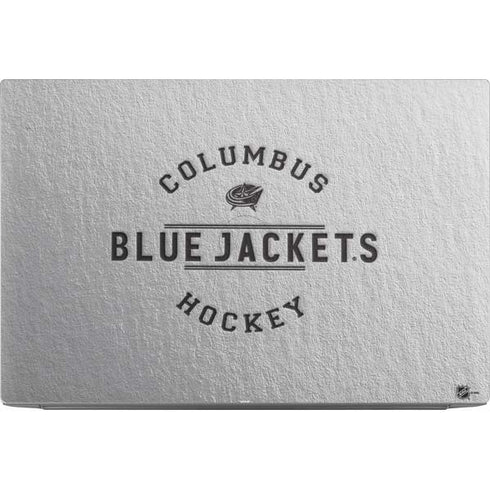 NHL Columbus Blue Jackets Black Text Dell XPS Skin