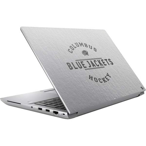 NHL Columbus Blue Jackets Black Text HP ZBook Fury 16 G10 Skin