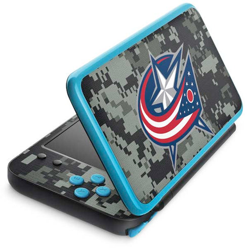 NHL Columbus Blue Jackets Camo Nintendo Skins