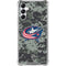 NHL Columbus Blue Jackets Camo Gabb Phone 4 Clear Case