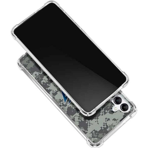 NHL Columbus Blue Jackets Camo Galaxy A16 5G Clear Case