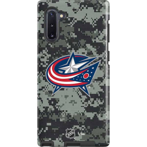 NHL Columbus Blue Jackets Camo Galaxy Cases