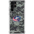 NHL Columbus Blue Jackets Camo Galaxy S23 Ultra Clear Case