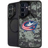 NHL Columbus Blue Jackets Camo Galaxy S24 FE Kickstand Case