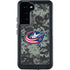 NHL Columbus Blue Jackets Camo Galaxy S24 Plus Waterproof Case