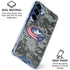 NHL Columbus Blue Jackets Camo Galaxy S25 Clear Case