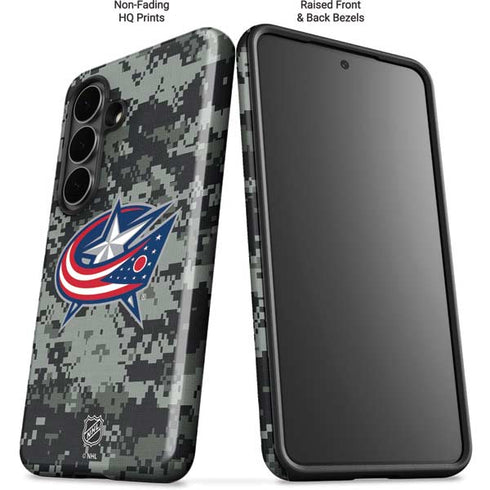 NHL Columbus Blue Jackets Camo Galaxy S26 Impact Case