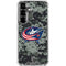 NHL Columbus Blue Jackets Camo Galaxy S26 Plus Clear Case