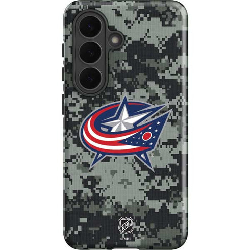 NHL Columbus Blue Jackets Camo Galaxy S26 Plus Impact Case