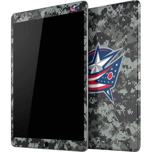 NHL Columbus Blue Jackets Camo iPad Skins