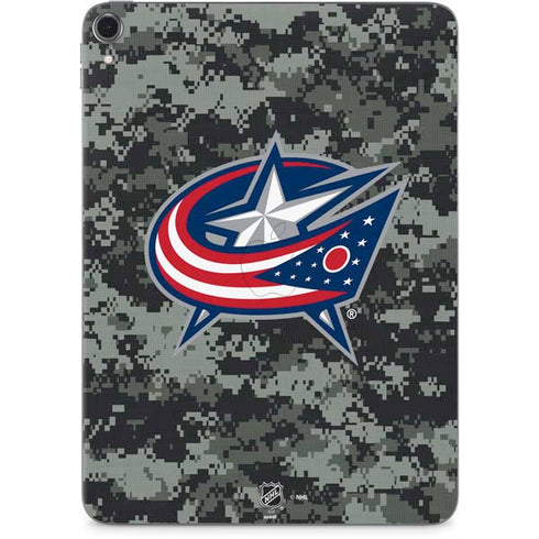NHL Columbus Blue Jackets Camo Apple iPad Pro Skin