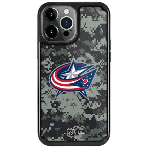 NHL Columbus Blue Jackets Camo iPhone Cases
