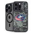 NHL Columbus Blue Jackets Camo iPhone 13 Pro Kickstand Case