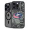 NHL Columbus Blue Jackets Camo iPhone 14 Pro Kickstand Case