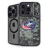 NHL Columbus Blue Jackets Camo iPhone 14 Pro Max Kickstand Case