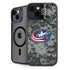 NHL Columbus Blue Jackets Camo iPhone 15 Plus Kickstand Case