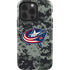 NHL Columbus Blue Jackets Camo iPhone 15 Pro Impact Case