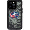 NHL Columbus Blue Jackets Camo iPhone 15 Pro Waterproof Case