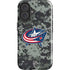 NHL Columbus Blue Jackets Camo iPhone 16 Impact Case