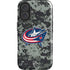 NHL Columbus Blue Jackets Camo iPhone 16 Magsafe Impact Case