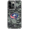 NHL Columbus Blue Jackets Camo iPhone 16 Pro Clear Case