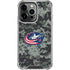 NHL Columbus Blue Jackets Camo iPhone 16 Pro Clear Case