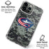 NHL Columbus Blue Jackets Camo iPhone 16 Pro Clear Case