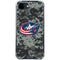 NHL Columbus Blue Jackets Camo iPhone 16e Clear Case
