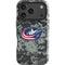 NHL Columbus Blue Jackets Camo iPhone 18 Pro Impact Case
