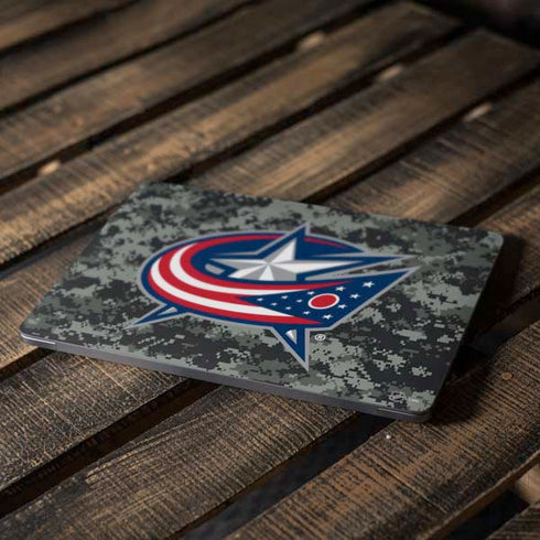 NHL Columbus Blue Jackets Camo Apple MacBook Air Skin