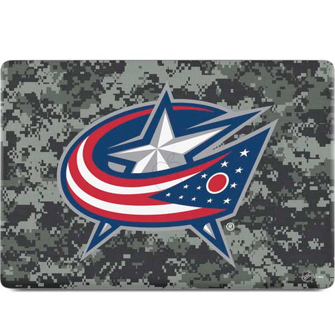 NHL Columbus Blue Jackets Camo MacBook Skins