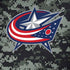 NHL Columbus Blue Jackets Camo Moto G6 Skin