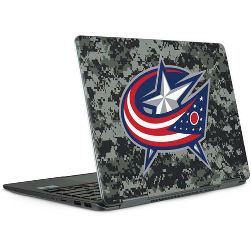 NHL Columbus Blue Jackets Camo Notebook 9 Pro 13in (2017) Skin