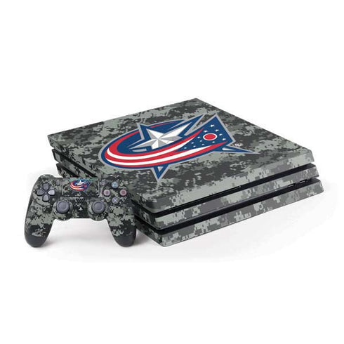 NHL Columbus Blue Jackets Camo PlayStation PS4 Skins
