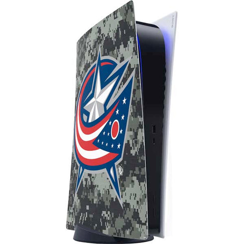 NHL Columbus Blue Jackets Camo PlayStation PS5 Skins